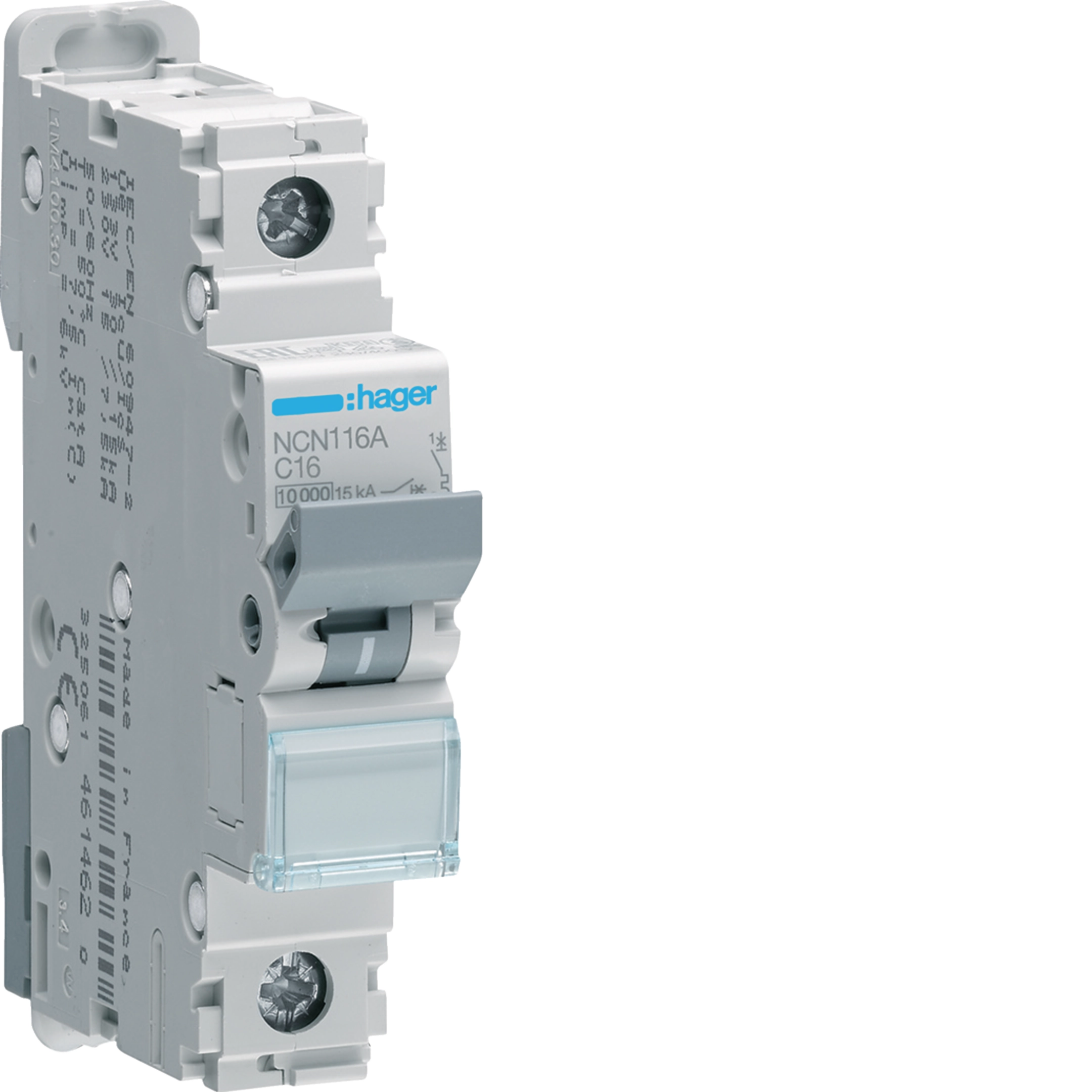 Hager Hager miniature circuit breakers, reference NCN116A