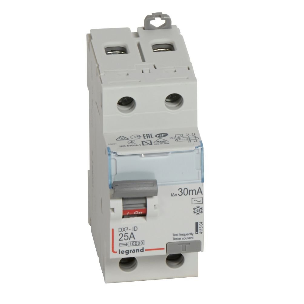 Legrand DX³-ID RCCB, reference 411504