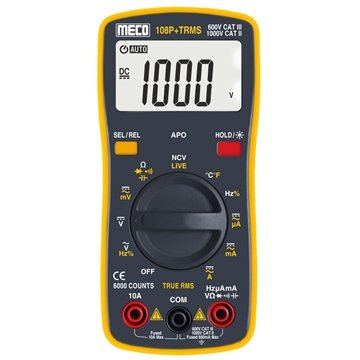 MECO Pocket TRMS multimeter, reference 108P+TRMS