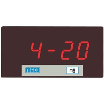 MECO 4½ digit process indicator with RS-485, reference DPI-72x14445SN