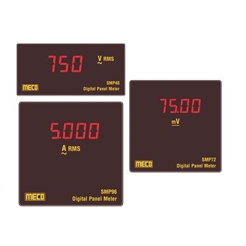 MECO 4 digit programmable ammeter / voltmeter, TRMS, reference SMP72 / SMP48 / SMP96