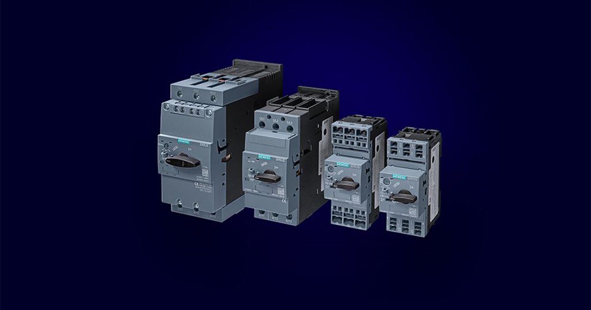 Siemens SIRIUS 3RV2 motor starter protectors, reference 3RV2