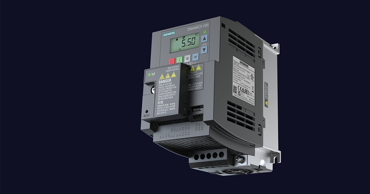 Siemens SINAMICS V20 drive, reference V20